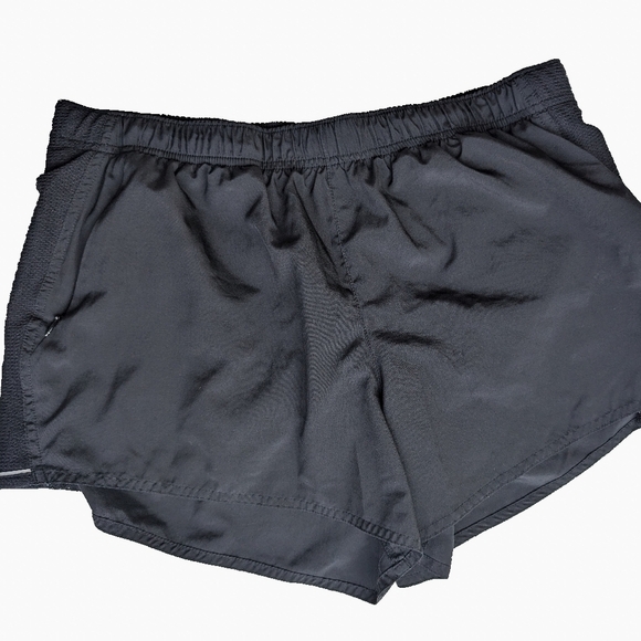 RUNNING Athletic Shorts Zip Pocket Black Built-In Breathable Lined - Picture 2 of 10